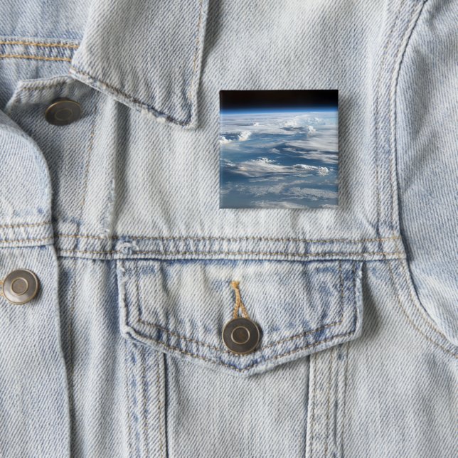 Bóton Quadrado 5.08cm Céus Nuvens Sobre O Sudão (In Situ)