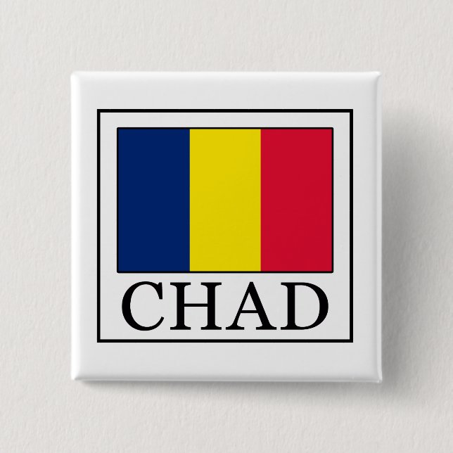 Bóton Quadrado 5.08cm Chade (Frente)