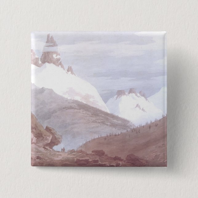 Bóton Quadrado 5.08cm Chamonix e Martigny (Frente)