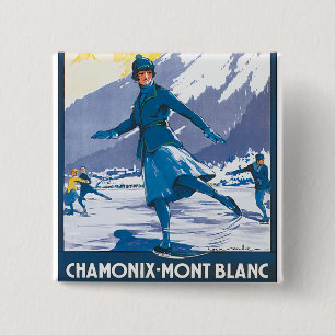 Bóton Quadrado 5.08cm Chamonix-Mont Blanc