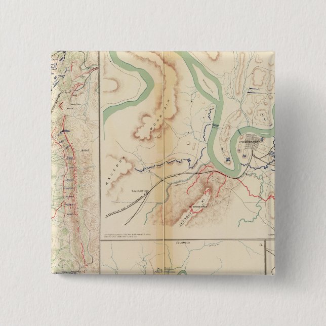 Bóton Quadrado 5.08cm Chatanooga (Frente)