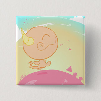 Bóton Quadrado 5.08cm Cheesezilla