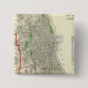 Bóton Quadrado 5.08cm Chicago