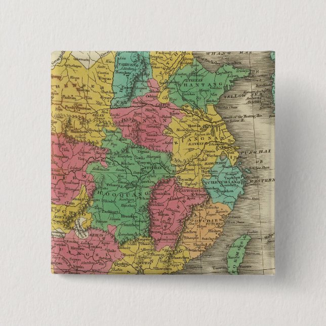 Bóton Quadrado 5.08cm China 14 (Frente)