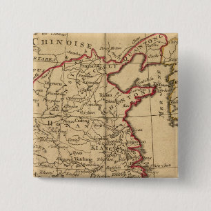 Bóton Quadrado 5.08cm China, Japão