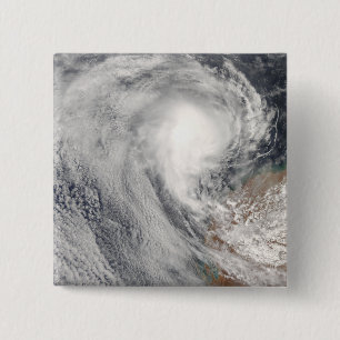 Bóton Quadrado 5.08cm Ciclone tropical Melanie fora de Austrália
