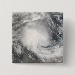 Bóton Quadrado 5.08cm Ciclone tropical Nicholas que aproxima Austrália