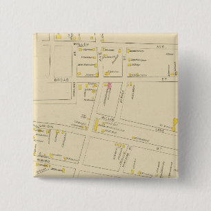 Bóton Quadrado 5.08cm Cidade de Portsmouth