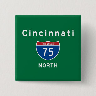 Bóton Quadrado 5.08cm Cincinnati 75