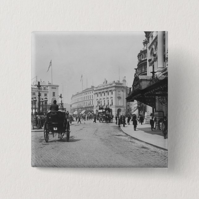 Bóton Quadrado 5.08cm Circo de Piccadilly (Frente)