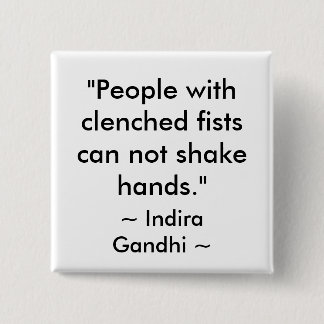 BÓTON QUADRADO 5.08CM CITAÇÕES DA PAZ