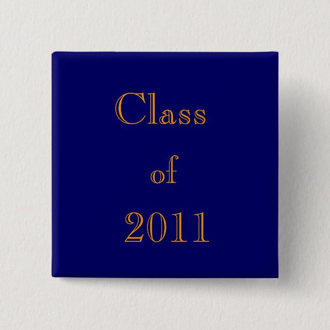 Bóton Quadrado 5.08cm Classe, de, 2011 (Frente)