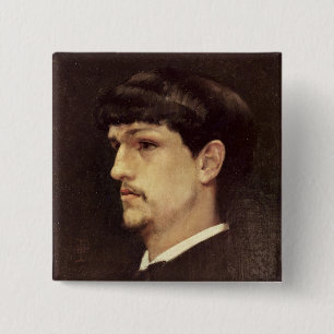 Bóton Quadrado 5.08cm Claude Debussy 1886