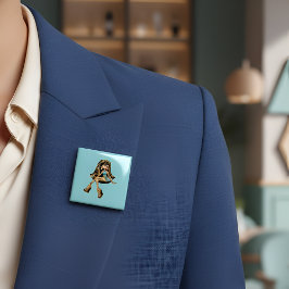 Bóton Quadrado 5.08cm Cleo Button