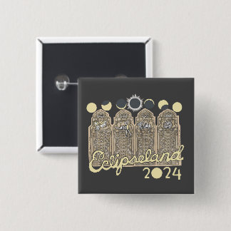 Bóton Quadrado 5.08cm Cleveland Eclipseland