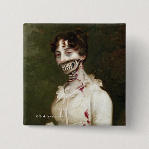 Bóton Quadrado 5.08cm Cobrir do zombi