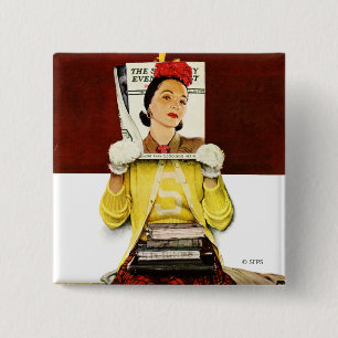 Bóton Quadrado 5.08cm Cobrir Girl