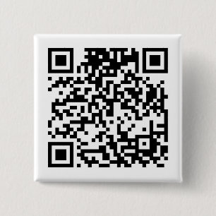 Bóton Quadrado 5.08cm Código de QR