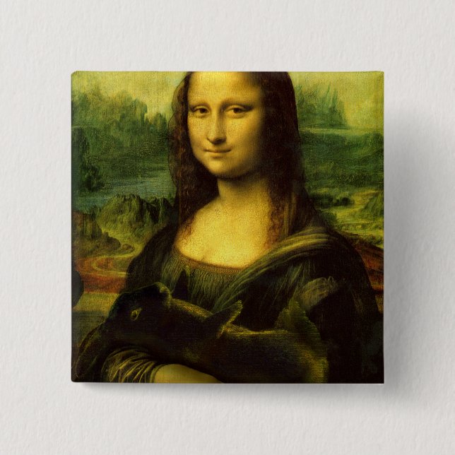BÓTON QUADRADO 5.08CM COELHO LISA (Frente)