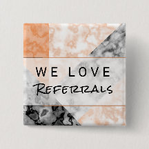 Colagem do mármore do rosa da lealdade do cliente