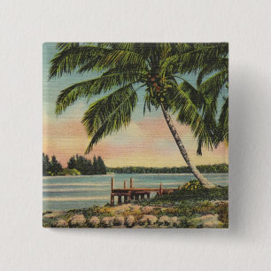 Bóton Quadrado 5.08cm colheita de palmeiras