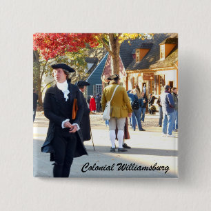 Bóton Quadrado 5.08cm Colonial Williamsburg