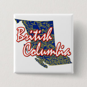 Bóton Quadrado 5.08cm Columbia Britânica