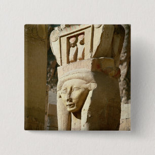 Bóton Quadrado 5.08cm coluna Hathor-dirigida, da capela de
