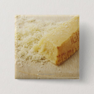 Bóton Quadrado 5.08cm Comida, comida e bebida, queijo, Parmesão,