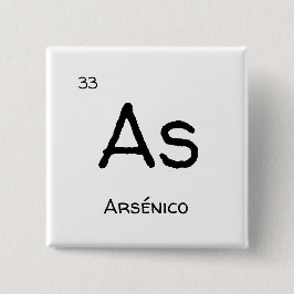 Bóton Quadrado 5.08cm Como Arsênico