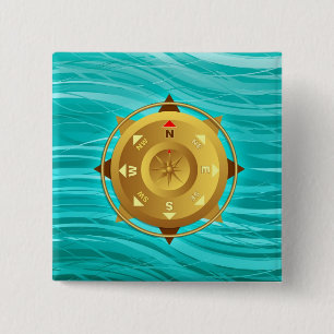 Bóton Quadrado 5.08cm Compass