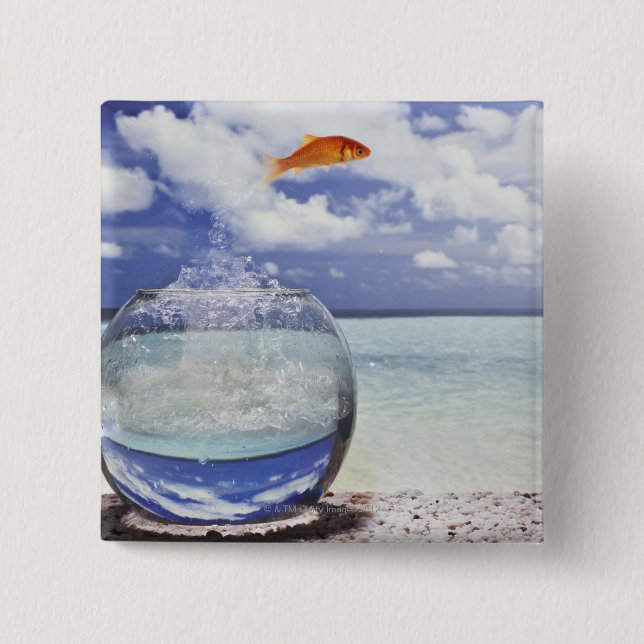 Bóton Quadrado 5.08cm Composição digital (Frente)