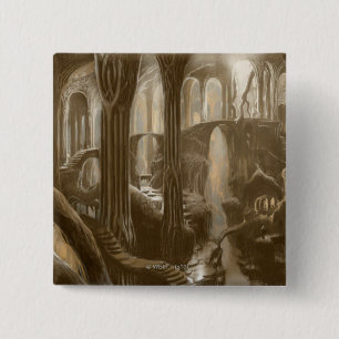 Bóton Quadrado 5.08cm Conceito de Realm Woodland