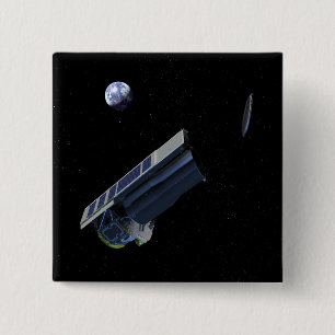 Bóton Quadrado 5.08cm Concepção dos artistas de Spitzer