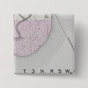 Bóton Quadrado 5.08cm Condado de Sonoma, Califórnia 24