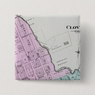 Bóton Quadrado 5.08cm Condado de Sonoma, Califórnia 26