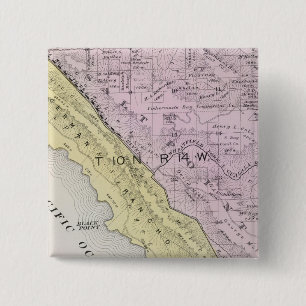 Bóton Quadrado 5.08cm Condado de Sonoma, Califórnia 34