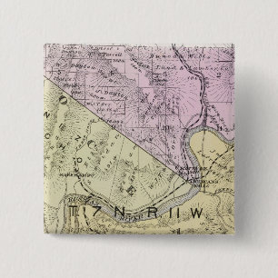 Bóton Quadrado 5.08cm Condado de Sonoma, Califórnia 8