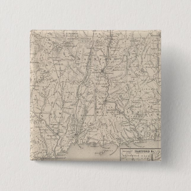 Bóton Quadrado 5.08cm Conexão 3 (Frente)