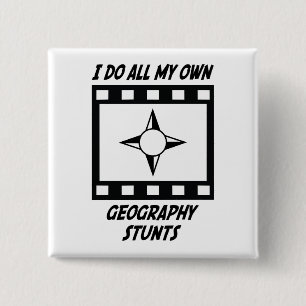 Bóton Quadrado 5.08cm Conluios da geografia
