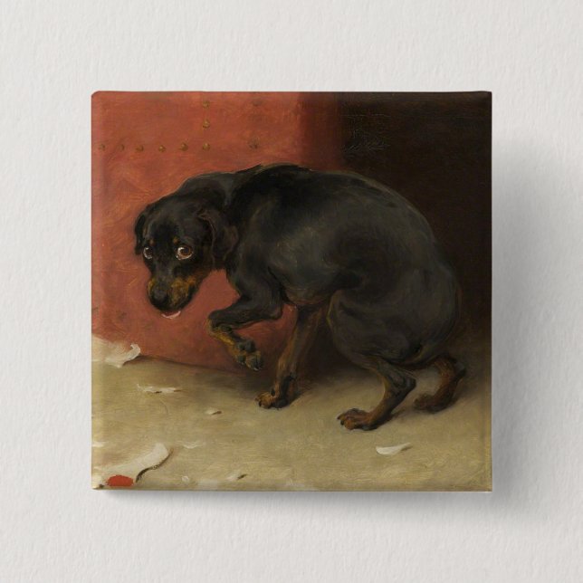 Bóton Quadrado 5.08cm Consciência Faz Borricas De Todos Nós (Frente)