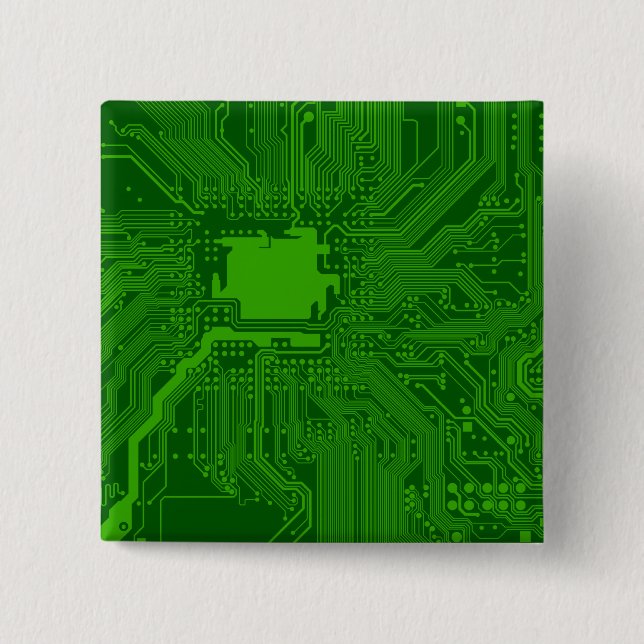 Bóton Quadrado 5.08cm Conselho de Circuito (Frente)