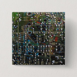 Bóton Quadrado 5.08cm Conselho de Circuito