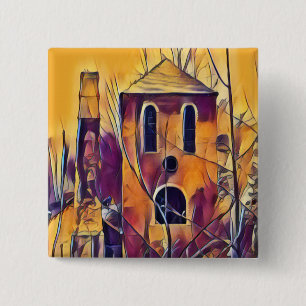 BÓTON QUADRADO 5.08CM CONSTRUÇÃO VICTORIANA DE INGLATERRA