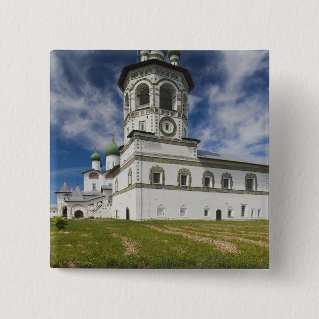 Bóton Quadrado 5.08cm Convento Nikola-Vyazhischi (Frente)