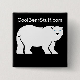 Bóton Quadrado 5.08cm CoolBearStuff.com