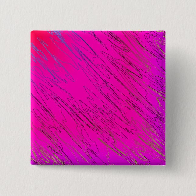 Bóton Quadrado 5.08cm Cor-de-rosa marmoreado (Frente)