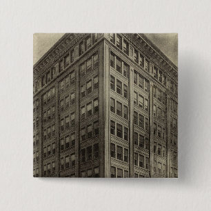 Bóton Quadrado 5.08cm Corbett Bldg, Portland, Oregon