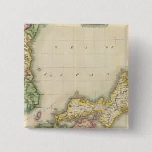 Bóton Quadrado 5.08cm Corea, Japão