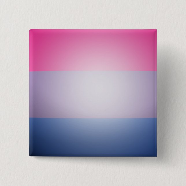 Bóton Quadrado 5.08cm CORES BISSEXUAIS do ORGULHO 3D - .png (Frente)